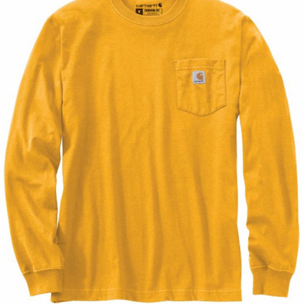 Carhartt Mustard Long Sleeve Tee